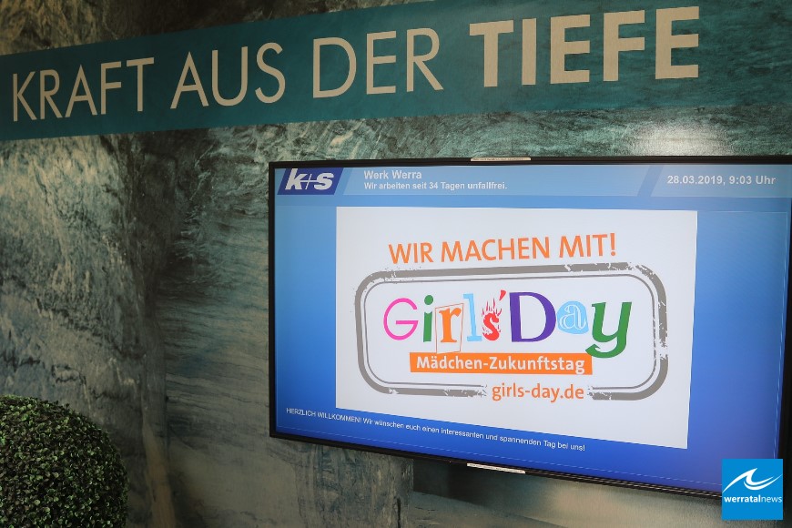 Girls Day bei K+S: 44 Mädchen im Werk Werra Girls Day bei K+S: 44 Mädchen im Werk Werra