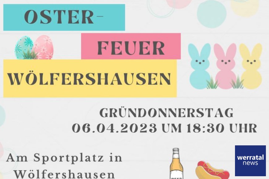 Osterfest am 6. April in Wölfershausen