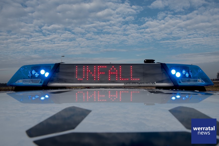 Unfall im Begegnungsverkehr in Heringen